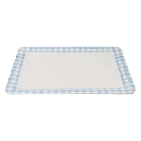 9" x 13" Blue & White Gingham Paper Trays, 2ct. by Celebrate It™