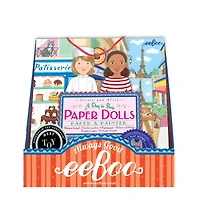 eeBoo Baker & Painter Paper Dolls Reusable Set