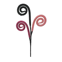 12" Pink & Black Curls Pick by Ashland®