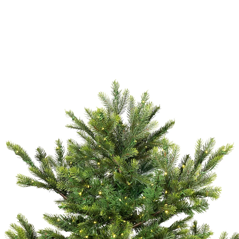 7.5ft. Pre-Lit Oregon Noble Fir Artificial Christmas Tree,  Warm White LED Lights