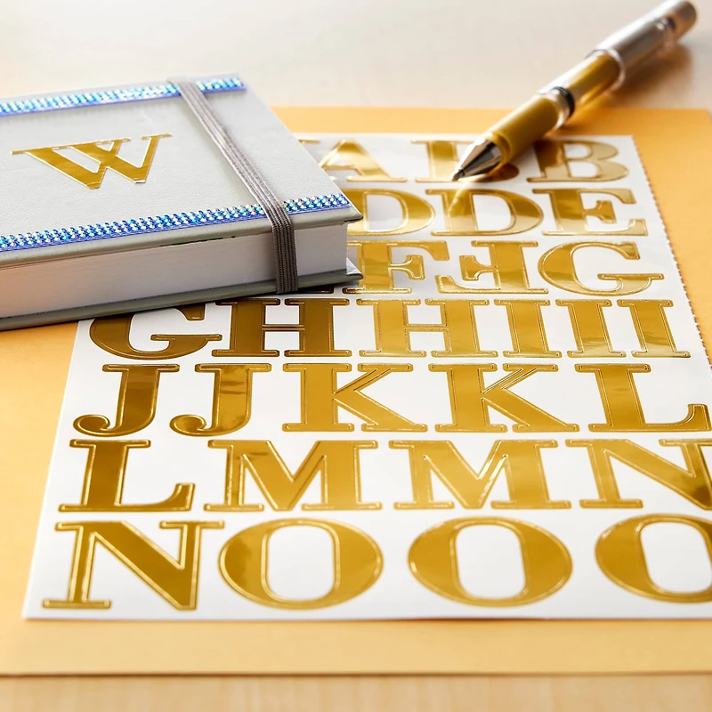 Gold Foil Alphabet Stickers by Recollections™