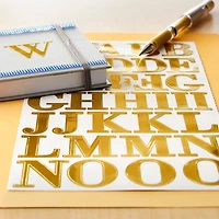 Gold Foil Alphabet Stickers by Recollections™