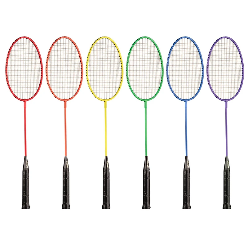 Champion Sports Tempered Steel Badminton Racket Set