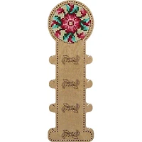 Wonderland Crafts Floral Embroidery Blank Wood Organizer