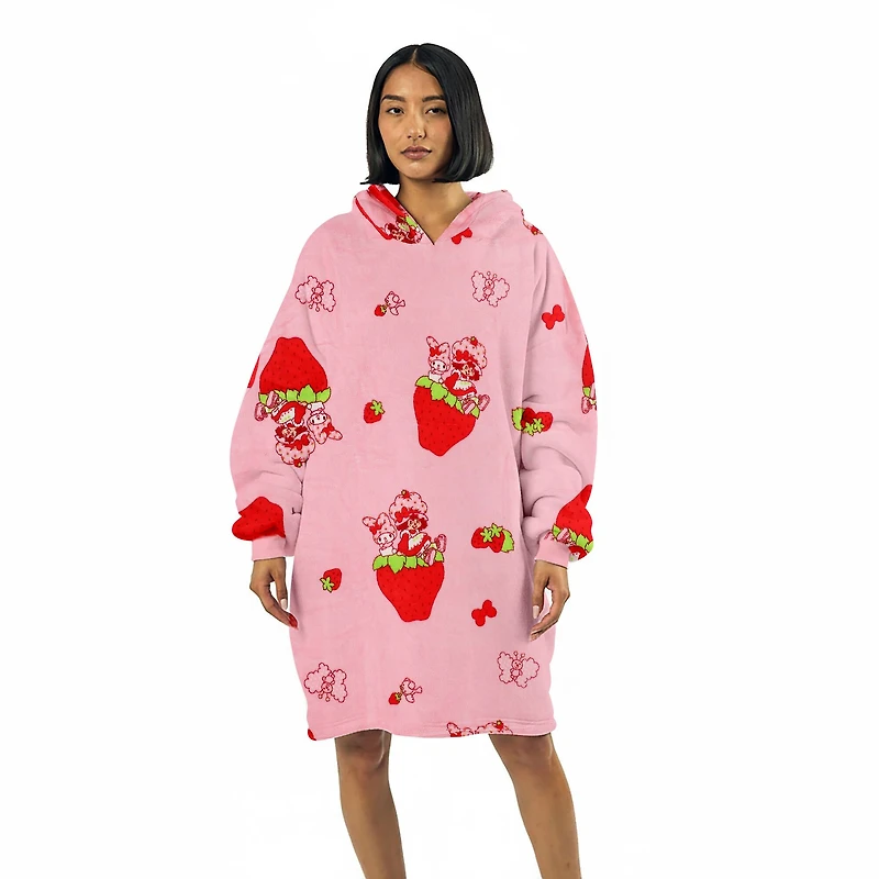 Strawberry Shortcake™ & My Melody™ Pink Oversized Hoodie