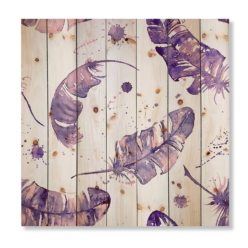 Designart - Ethnic Feathers