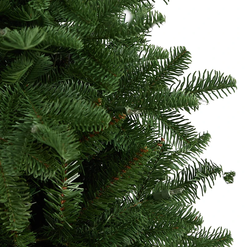 4ft. Pre-Lit South Carolina Spruce Artificial Christmas Tree, Clear Lights