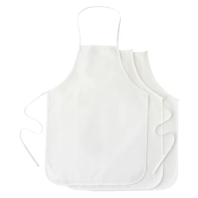 White Adult Aprons by Make Market®, 3ct.