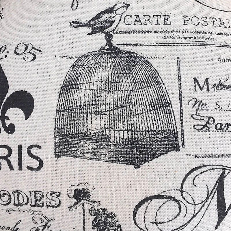 20" Pretty in Paris Metal Stool