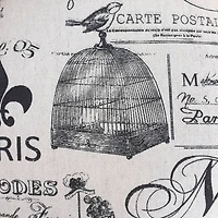 20" Pretty in Paris Metal Stool