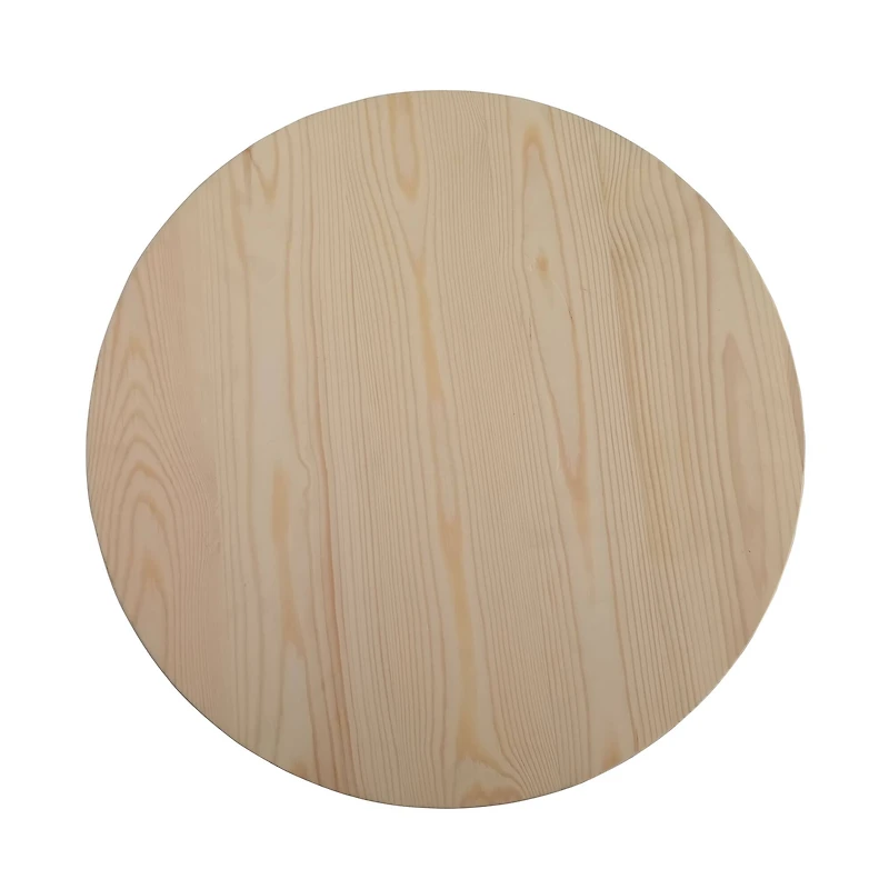 18" Unfinished Wooden Circle Plaque by Make Market®