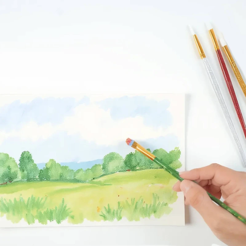 Christmas Glitter Multi-Purpose Synthetic Brushes Set by Craft Smart®