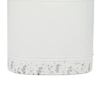 White Metal Farmhouse Decorative Jar Set