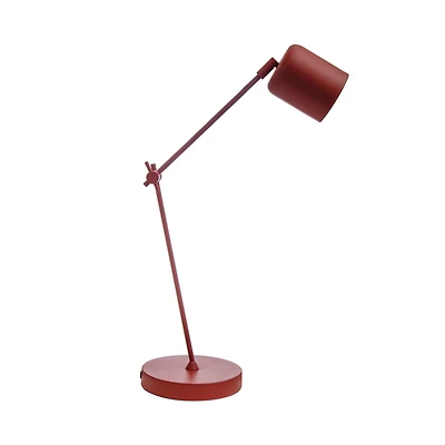Hello Honey® 18" Red Modern Metal LED Articulating Table Lamp