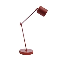 Hello Honey® 18" Red Modern Metal LED Articulating Table Lamp