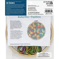 Leisure Arts® 6" Butterfly Embroidery Kit