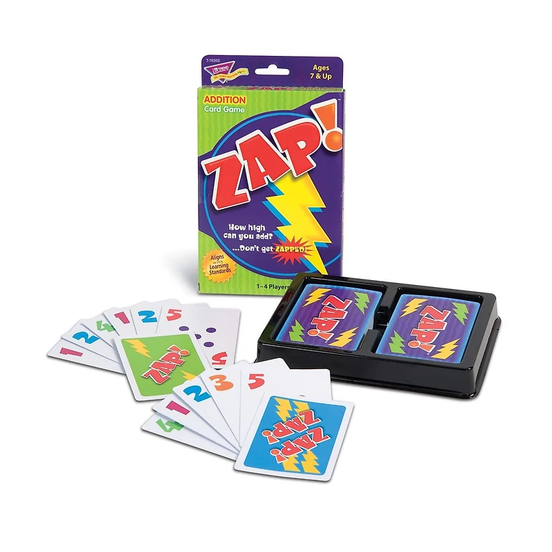 Trend Enterprises® Zap! Addition Card Game
