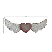 Hello Honey® 35.5" Red Heart with Wings Wall Décor