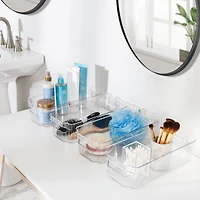 Honey Can Do Clear BPA-Free Stackable Refrigerator Organizer Storage Bins Set