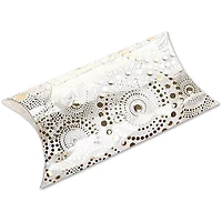 JAM Paper Gold Pillow Boxes, 25ct.