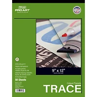 Pro Art® Tracing Paper Pad, 9" x 12"