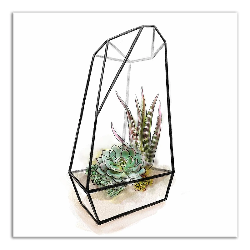 Terrarium 16" x 16" Canvas Wall Art