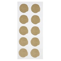 Gold Love Faux Wax Envelope Seals by Recollections™
