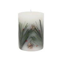 White Twig Santal Embers Scented Pillar Candle by Ashland