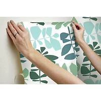 RoomMates Leaf Sprigs Peel & Stick Wallpaper