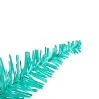 24" Unlit Aqua Fir Artificial Christmas Wreath