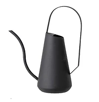 Hello Honey® 12" Black Metal Watering Can