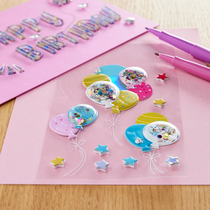12 Pack: Birthday Balloon Stickers by Recollections™