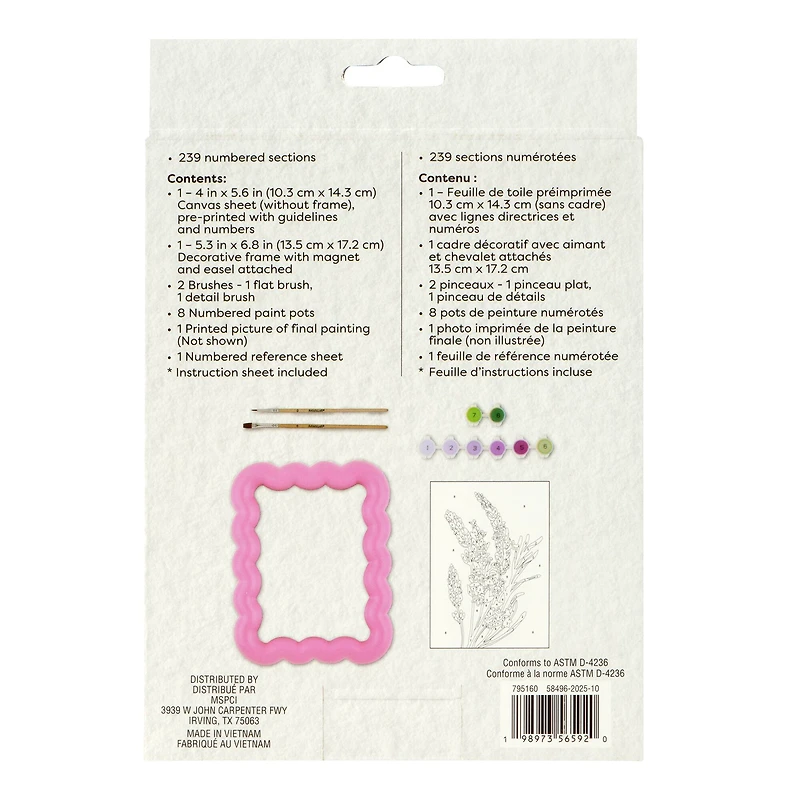 Lavender Paint-by-Number Framed Mini Kit by Artist's Loft®