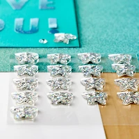 12 Packs: 20 ct. (240 total) Iridescent Clear Butterfly Bling Stickers by Recollections™