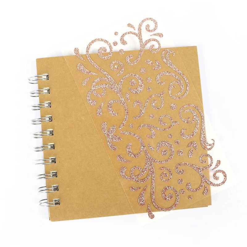 Rose Gold Glitter Swirl Stickers by Recollections™