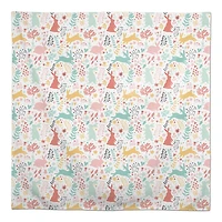 Scandinavian Bunny Pattern 58" x 58" Tablecloth