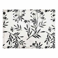 Monochromatic Floral Bunch Cotton Twill Placemat