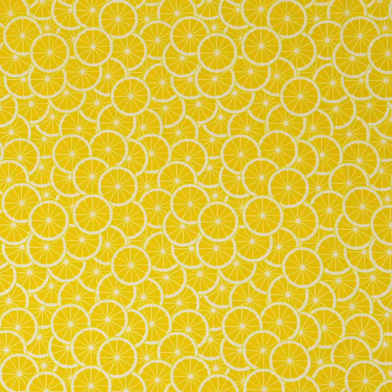SINGER Lemon Floral Cotton Fabric Bundle