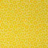 SINGER Lemon Floral Cotton Fabric Bundle