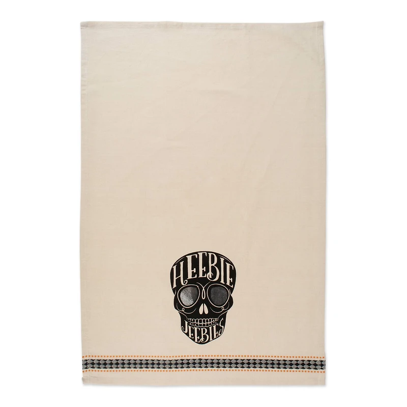 DII® Assorted Skeleton Embellished Dishtowel Set