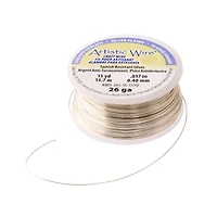 8 Pack: Artistic Wire® Silver Plated 26 Gauge
