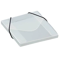 JAM Paper Clear CD Size Plastic Portfolio