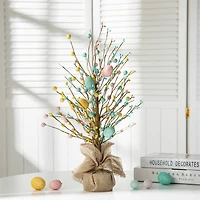 Glitzhome® 18" Easter Eggs Tabletop Tree