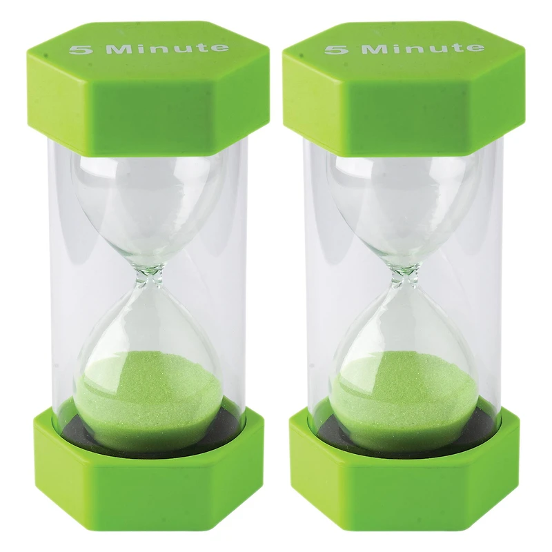 Teacher Created Resources® Large 5 Minute Sand Timer, 2 ct.