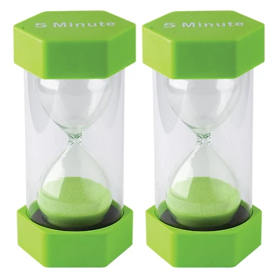 Teacher Created Resources® Large 5 Minute Sand Timer, 2 ct.