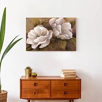 Traditional Magnolias 24" x 16" Canvas Wall Art