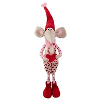 21" Standing Plush Boy Mouse Valentine's Day Figure