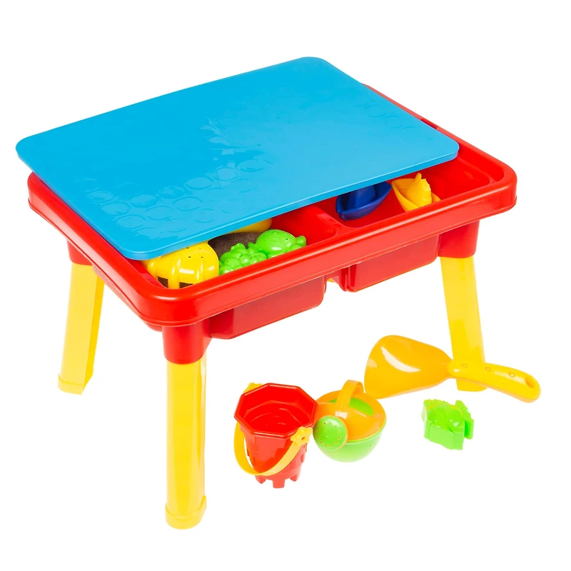Toy Time Sensory Table with Lid & Toys