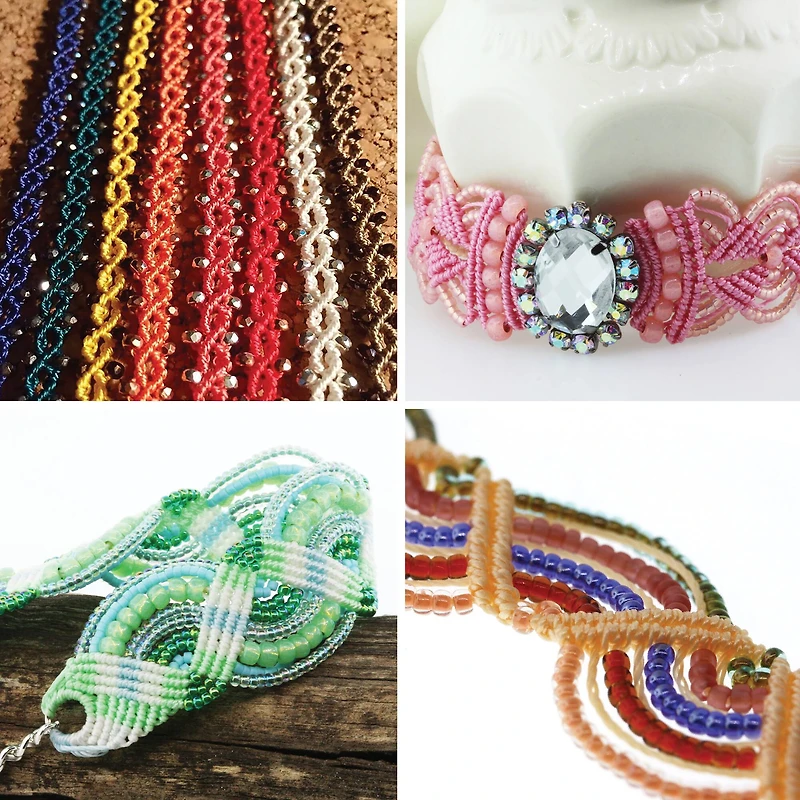 The Beadsmith® S-Lon® 0.5mm White Bead Cord