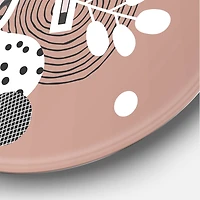 Designart - Leopard High-Heeled Shoes Tropical Leaves